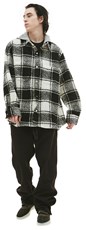 Nahmias Flannel shirt with hooded 220715